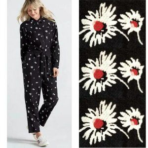 Lucky Brand Black Floral Jumpsuit